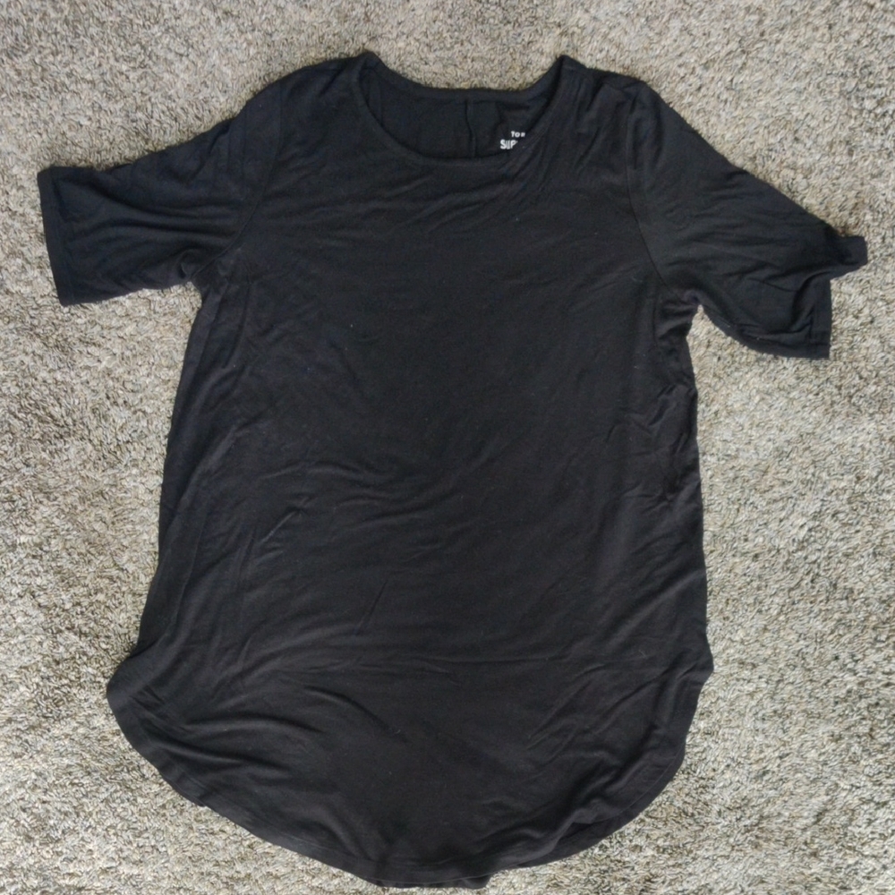Torrid Black Short Sleeve Tunic